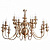 Подвесная люстра Arte Lamp Passoni A6097LM-15PB