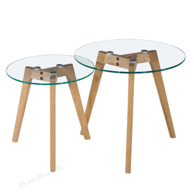 Комплект из двух круглых столиков CT-910. Фото №2