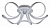 Потолочная люстра Mantra Knot Led 6037K