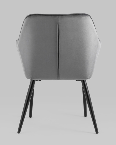 Стул Алекса велюр серый. Фото №6