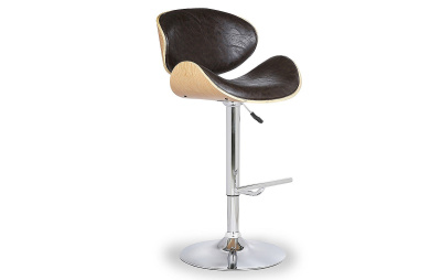 Стул барный JY1076 коричневый. Фото №3