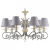 Подвесная люстра Maytoni Wings ARM993-PL-07-W. Фото №1