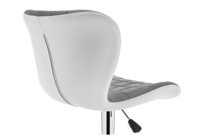 Барный стул Brend серый / белый. Фото №5