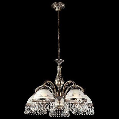 Подвесная люстра Eurosvet Lourence 22823/5 античная бронза. Фото №2