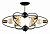 Люстра на штанге Arte Lamp Glasgow A1963PL-6BK