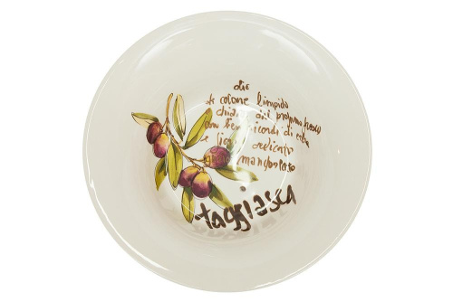 Тарелка суповая Secret De Maison Оливки (Olives Soup plate) C/1175 (Белый). Фото №1