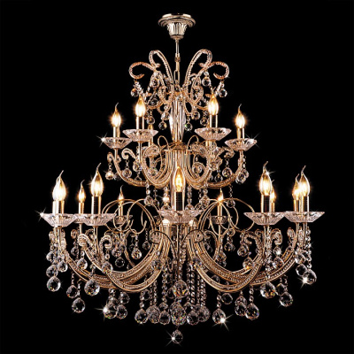 Подвесная люстра Eurosvet Gift 2049/12+6 золото Strotskis. Фото №2