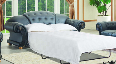 Диван-кровать Versace 3-х местный черный. Фото №5