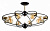 Люстра на штанге Arte Lamp Glasgow A1963PL-8BK