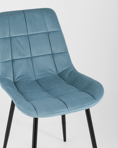 Стул Флекс велюр пыльно-голубой. Фото №9