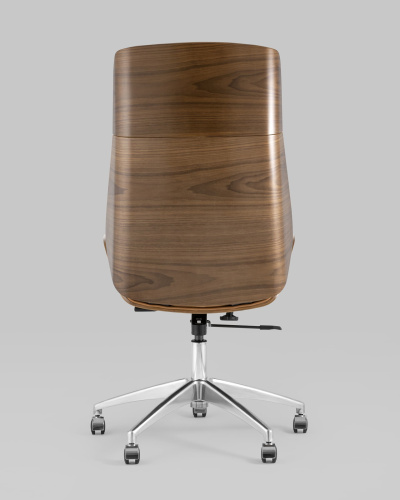 Кресло руководителя TopChairs Crown коричневое. Фото №6