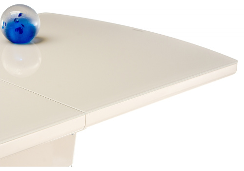 Стол стеклянный Space 120 бежевый. Фото №6