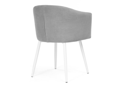 Стул Валета светло-серый / белый. Фото №4