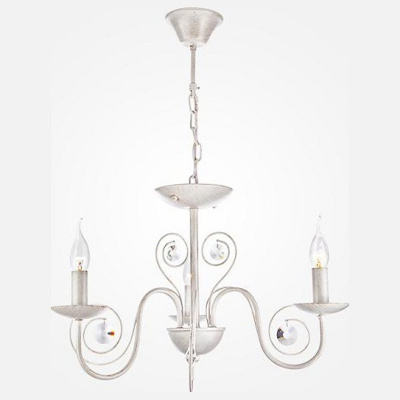 Подвесная люстра Eurosvet Tomas 60018/3 белый с золотом. Фото №2