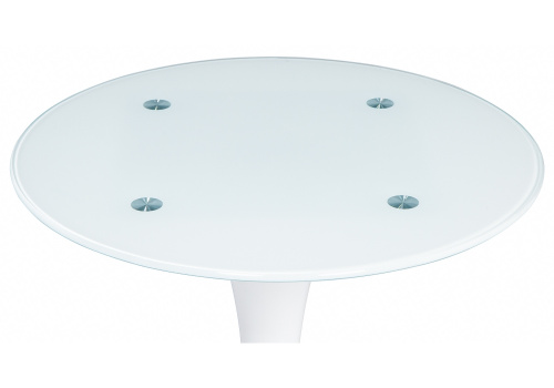 Стол стеклянный Tulip mini white. Фото №2