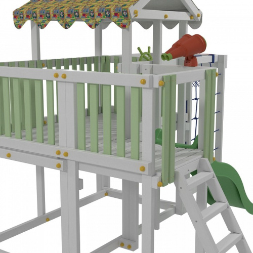 Комплекс игровой ДК5Б, бирюзовый, серый. Фото №8