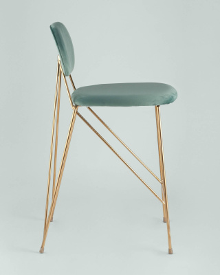 Стул Элис полубарный мятный. Фото