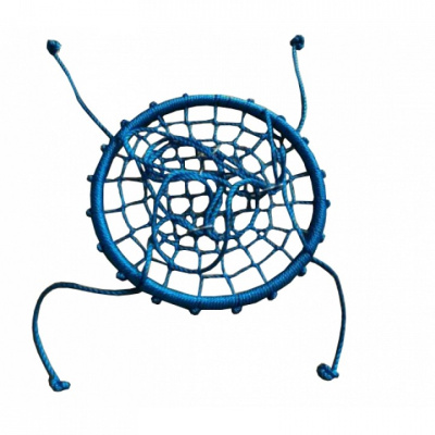 Качели детские гнездо 403420, синий. Фото №3