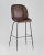 Стул барный Beetle PU со спинкой коричневый фото Стул барный Beetle PU со спинкой коричневый. Фото №3