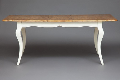 Стол Secret De Maison BORDEAUX  (mod.T9132) дерево береза, 76х150(+40)х90см, WASH BROWN/CREAM WHITE. Фото №2