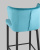 Стул полубарный Матео велюр темно-бирюзовый фото Стул полубарный Матео велюр темно-бирюзовый. Фото №8