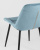 Стул Флекс велюр пыльно-голубой. Фото №8