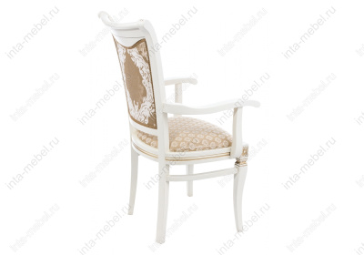 Стул деревянный Mariano молочное патина. Фото №3