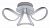 Потолочная люстра Mantra Knot Led 6036