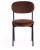 Стул REVO (mod. 7033) ткань/металл, 47х54х82 см, высота до сиденья 47 см, коричневый barkhat 11/черный (поставляется по 4 шт). Фото №2