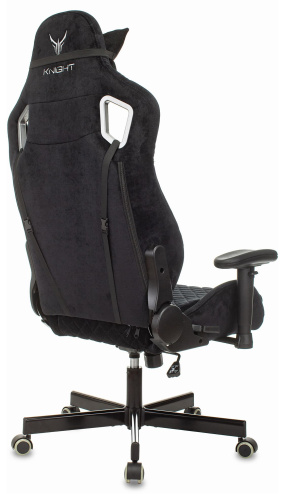 Кресло игровое Knight Outrider черный Light-20 с подголов. крестовина металл. Фото №8