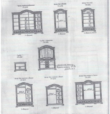 Шкаф для платья и белья Босфор-Премиум ГМ 6219. Фото №2